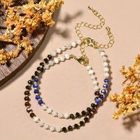 Vente en gros de pierre naturelle pierre de lune Lapis fantaisie jaspe facettes Rondelles Bracelet fait main perlé bohême bijoux pour femmes cadeau