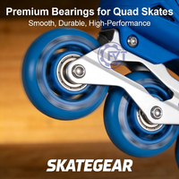 Roulements de précision durables 600 IRS 608 pour patins à roulettes, roulements à gorge profonde pour skateboard, roulements minimisés pour patins en ligne