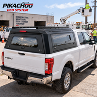Auvent de camion robuste en aluminium pour Ford F-350 avec benne de 6,8 pieds, solution de stockage d'équipement de service sur site, sur mesure, fournisseur