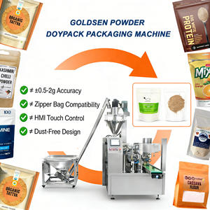 500g 1Kg Auger Lavado de especias Doypack Máquina de llenado omo Detergente para ropa Cacao Jabón en polvo Máquina de envasado de bolsas prefabricadas - Product Image 2