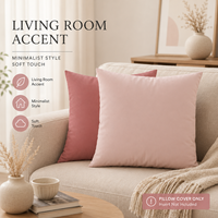 Housse de coussin confortable pour dossier de canapé de salon, toucher doux
