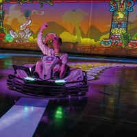 Machine de jeu de course de karting interactive à projection AR Sqarcade, mode bataille serpent, équipement d'arène de karting immersive, divertissement