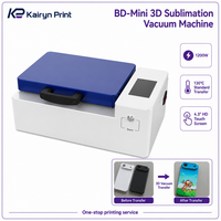 Máquina de Sublimación al Vacío 3D BD-Mini 1200W 130 ℃   Pantalla Táctil de 4.3 Pulgadas para Fundas de Teléfono, Transferencia de Calor DIY