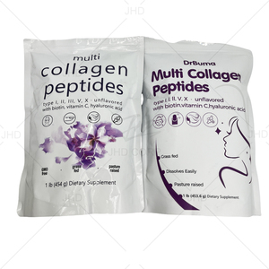 Poudre de peptides <span class=keywords><strong>multi</strong></span> collagène sans saveur de marque privée OEM avec biotine, vitamine C, acide hyaluronique - Product Image 2