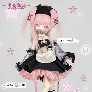 Vente en gros de figurines BJD authentiques en boîte mystère, non comestibles, mignonnes, sur le thème de l'<span class=keywords><strong>horreur</strong></span>, avec cheveux implantés, figurines articulées, jouets cadeaux - Product Image 6