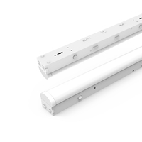 Popular CCT sintonizable y tira lineal de potencia LED Batten Light Shop Light con control remoto de sombra blanca y control de voz a través de WiFi
