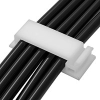 Clips de gestion de câbles FC-40 3M en nylon noir rectangulaires autocollants pour la fixation des câbles