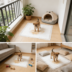 Tapis d'apprentissage pour chiens personnalisés, super absorbants et imperméables, anti-fuites, pour petits et moyens chiens, fournis directement par l'usine - Product Image 1