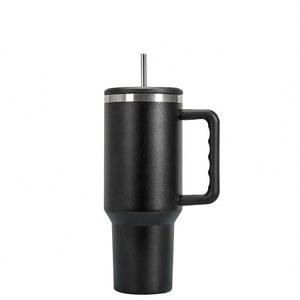 <b>Hot</b> Sales Customized Logo 40oz Double Wall Stainless Steel Tumbler Wholesale Promotion Handle Vacuum Water Bottle - Product Image 2