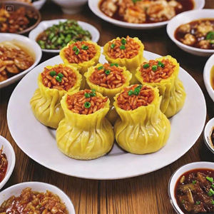 Modelo <span class=keywords><strong>de</strong></span> Shumai Falso para Decoración Inspirada en Cruceros por Asia, Presentación <span class=keywords><strong>de</strong></span> Alimentos en Restaurantes, Material Didáctico Escolar y Práctica <span class=keywords><strong>de</strong></span> Emplatado - Product Image 1