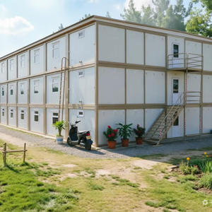 Modules d'hébergement conteneurs 3 niveaux à livraison rapide avec escalier pour camping, Airbnb ou <span class=keywords><strong>logement</strong></span> <span class=keywords><strong>de</strong></span> travailleurs - Product Image 1