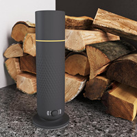 Diffuseur d'arômes à nébulisation à air froid 120 ml Silencieux Huile essentielle Parfum avec minuterie pour la maison, le bureau, l'hôtel et le spa Noir mat