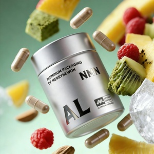 Merrynewon Silk Screen Printing CE Certified Medical Use <b>Aluminum</b> Supplement Jar Vitamin Packaging - Product Image 1