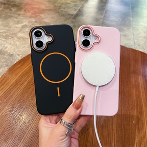 Nueva Funda Magnética Esmerilada para Teléfono Móvil, Diseño Urbano, TPU+PC, para 16 Promax 15 14 13 12 11, Carcasa Antigolpes - Product Image 1