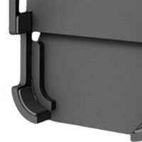 Support de téléphone portable réglable en hauteur en plastique ABS avec port de charge USB et compatibilité haut-parleur pour la conduite