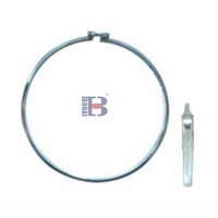 Anneau de serrage pour raccord de moulin à farine, embout plaqué, raccords durables, anneau de verrouillage de tambour