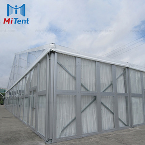 Tente de réception de mariage à portée libre 40x60, tente d'événement pour 1000 personnes avec parois en verre - Product Image 6