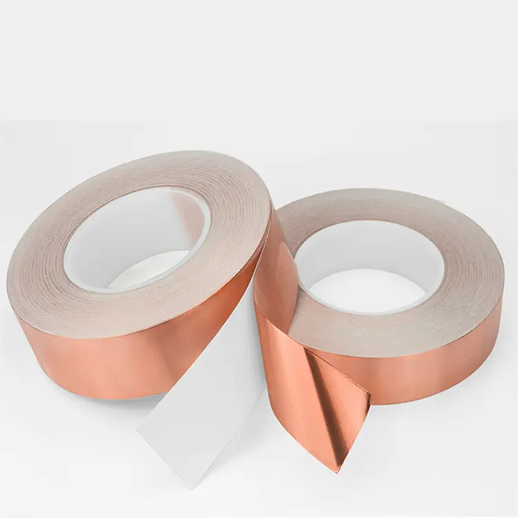 Single-Sided High Conductive Adhesive Double Sided Copper Foil Tape For EMI Shielding Slug and Snail Barrier