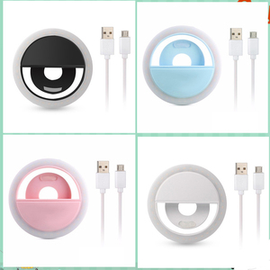Mini Vente Chaude Caméra Téléphone Portable micro Mini Portable <span class=keywords><strong>Selfie</strong></span> Anneau Lumière Rechargeable <span class=keywords><strong>Selfie</strong></span> Lumières Flash Led Lumière - Product Image 2