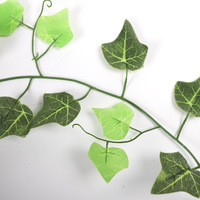 Senmasine Multi Style Fausse guirlande à suspendre érable/raisin/pastèque/bégonia/lierre de Boston/feuille verte fausse plante de vigne lierre artificiel