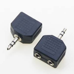 3.5mm 1 à 2 <span class=keywords><strong>Double</strong></span> écouteur casque Y répartiteur câble cordon adaptateur prise <span class=keywords><strong>jack</strong></span> casque câble accessoires - Product Image 2