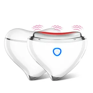 Yeni elektrik Gua Sha yüz masajı isıtmalı titreşim kazıma araçları Anti kırışıklıklar soğuk lipoliz cihazı EMS kaldırma cihazı