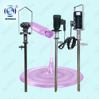 Pompe à vis pneumatique pour fût HS SS316, transfert de liquides à haute viscosité, pompe à glycérine, pompe à shampoing pour fût de 55 gallons jusqu'à 100 000 cps