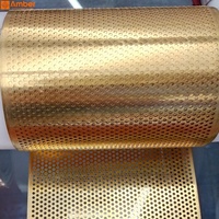 Panneaux en cuivre perforé décoratifs de luxe, taille personnalisée, panneaux en laiton pour façades architecturales et écrans de design intérieur