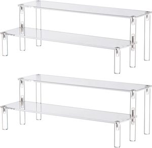 2 3 4 Tier Acrylic hiển thị Riser cupcake đứng rõ ràng Nước hoa bước hiển thị chủ cho Funko <span class=keywords><strong>POP</strong></span> con số trang trí và tổ chức - Product Image 4