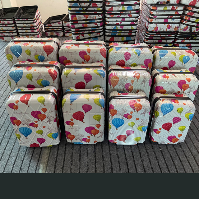 Set of 12 Pieces Semi-finished ABS Trolley Suitcase Hard Shell Light CKD 6pcs Travel Luggage Set