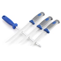 Ensembles de couteaux en acier inoxydable poignée Tpr dans une boîte pêche pour Camping pêche tranchage couteau de pêche américain Chef couteau poisson