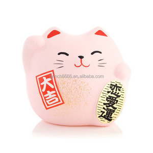 Ensemble de 6 chats <span class=keywords><strong>porte</strong></span>-bonheur japonais Maneki Neko, <span class=keywords><strong>chat</strong></span> de bienvenue qui apporte la <span class=keywords><strong>chance</strong></span>, décorations en céramique, décorations de <span class=keywords><strong>chat</strong></span> <span class=keywords><strong>porte</strong></span>-bonheur pour la maison - Product Image 4