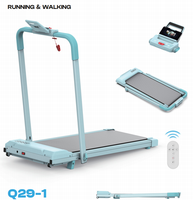 Cinta de correr plegable eléctrica de precio al por mayor de fábrica de China 2.5HP Motor pantalla LED almohadilla portátil para caminar para gimnasio en casa Fitness