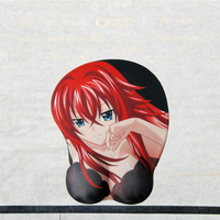 Tapis de souris de jeu en silicone à motif personnalisé de dessin animé sexy, repose-poignet ergonomique, anti-rayures, résistant à l'eau, lisse