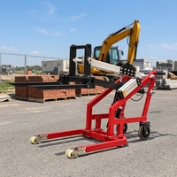 Chariot élévateur hydraulique à bras courbé électrique portable de 300 kg à 500 kg, 178*70*90 cm, mini transpalette avec batterie au lithium ternaire
