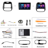 Autoradio Android Podofo 9 pouces pour Renault Captur Espagnol 2015-2017, Carplay sans fil, Android Auto, HIFI, WIFI, GPS, BT