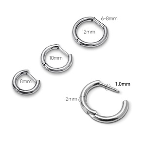 Pendientes <span class=keywords><strong>de</strong></span> pin rectos <span class=keywords><strong>de</strong></span> titanio F136 <span class=keywords><strong>de</strong></span> gran venta, anillos <span class=keywords><strong>de</strong></span> nariz en forma <span class=keywords><strong>de</strong></span> D, joyería para piercing <span class=keywords><strong>de</strong></span> hélice - Product Image 3