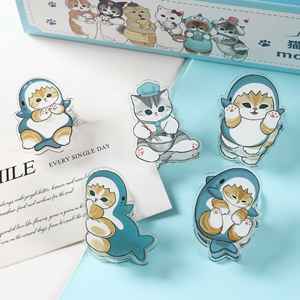 48 pinces à papier en acrylique en forme de tête de requin de dessin animé, design mignon, pour étudiants et <span class=keywords><strong>bureau</strong></span>, pour le rangement des documents - Product Image 3