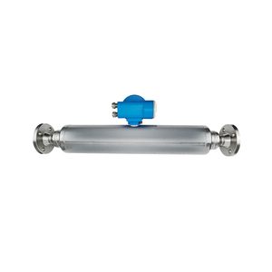 Débitmètre Coriolis numérique haute précision pour utilisation longue durée, pour fluides, gaz, air, eau, huile, DN40, construction en acier inoxydable avec bride - Product Image 3