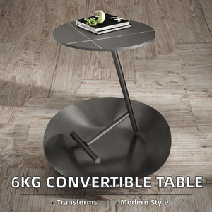 Table basse contemporaine vintage en métal de 6kg convertible en mobilier moderne pour la maison panneau <span class=keywords><strong>Ceoe</strong></span> vert style bois pour le salon - Product Image 3