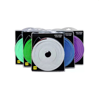 Luces de Neón, Tira de Luces LED de 12 V, Tira de LED de Silicona de un Solo Color, Tira de Luces LED de Neón para Exteriores, Impermeable