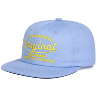 Casquette de baseball unie style américain à visière plate, ajustable, avec fermeture snapback, pour le sport et les skateurs urbains, vente en gros
