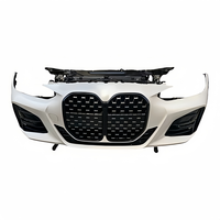 Body Kit Depan Belakang Original untuk BMW Seri 4 G22G26 LCi, Bumper Mobil Baru dengan Bumper Plastik Aluminium dan Lampu Depan