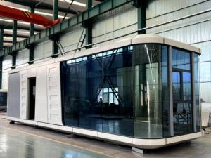 Mobiele Prefab Moderne Vakantiehotel Luxe Woning Draagbare Woning Tiny House Modulaire Scheepsruimte <span class=keywords><strong>Capsule</strong></span> - Product Image 2