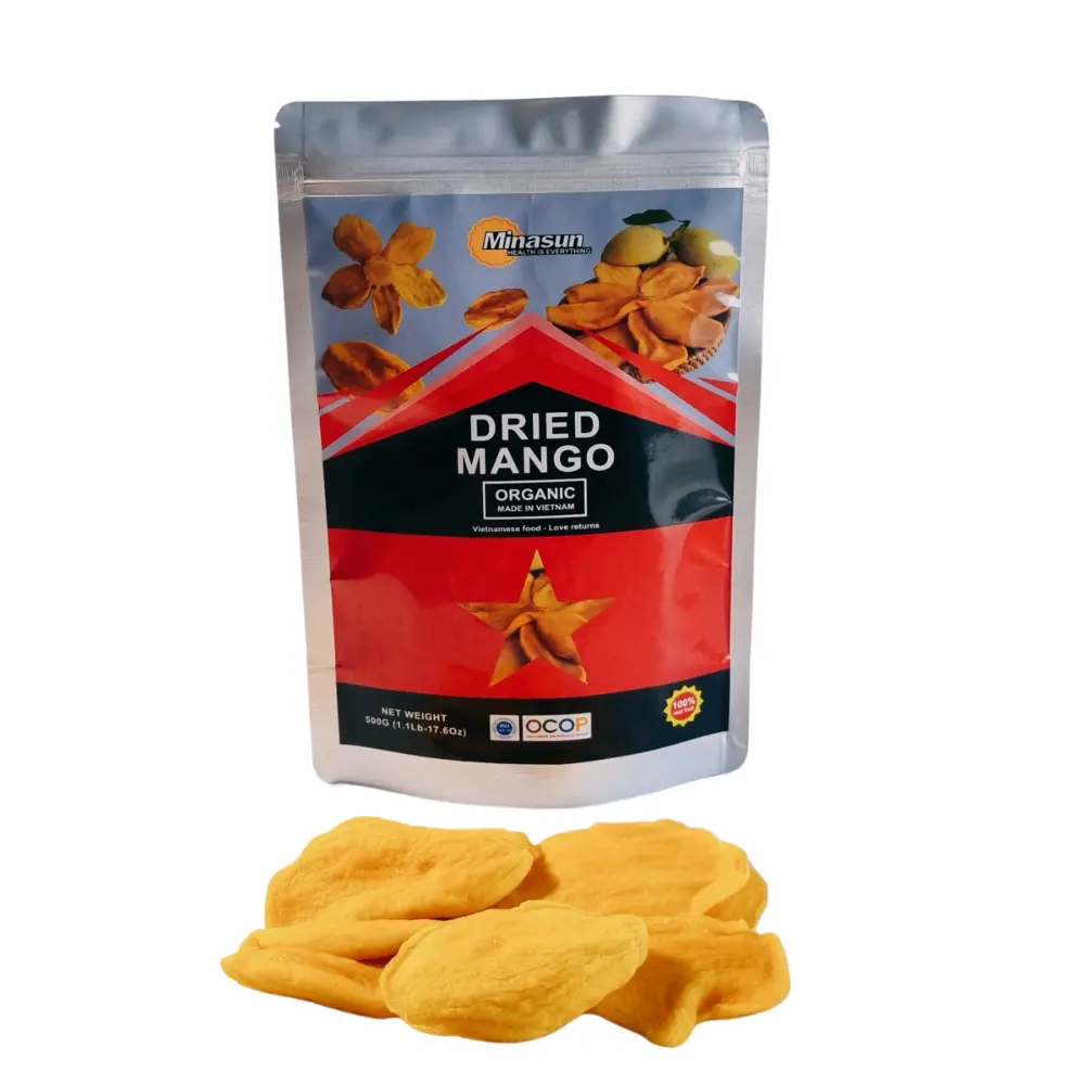 Mango secco prezzo economico MOQ basso grado di alta qualità frutta fresca vitamina nutrizione giallo dolce acido delizioso pacchetto Logo personalizzato