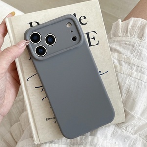 เคสซิลิโคนเหลวปุ่มสัมผัส AI เลนส์กล้องแบบบูรณาการเคสรวมทุกอย่างสำหรับ iPhone 17 16 PRO MAX - Product Image 5