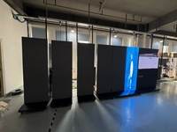 Écran d'affichage commercial pliable LED couleur haute résolution avec contrôle Wi-Fi, anti-reflet, en alliage d'aluminium – Offre spéciale