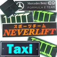 Autocollants lumineux pour voiture avec signalisation lumineuse à haute luminosité, décoration de voiture lumineuse.