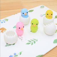 Borrador Creativo con Forma de Huevo de Gallina, Material Escolar para Estudiantes