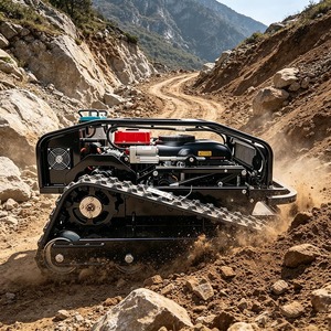 Cortadora de Césped con Control Remoto de 800 m, Aprobada por la CE, Cortadora de Césped Todoterreno con Control Remoto, Máquina Cortadora de Césped Agrícola - Product Image 3